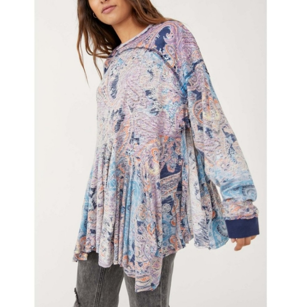 Free People making cicles tee